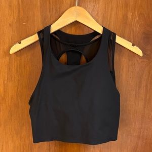 Lululemon Work out Crop Tank